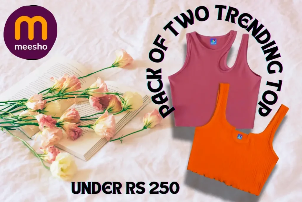 PACK OF TWO TRENDING TOP FROM MEESHO UNDER 250