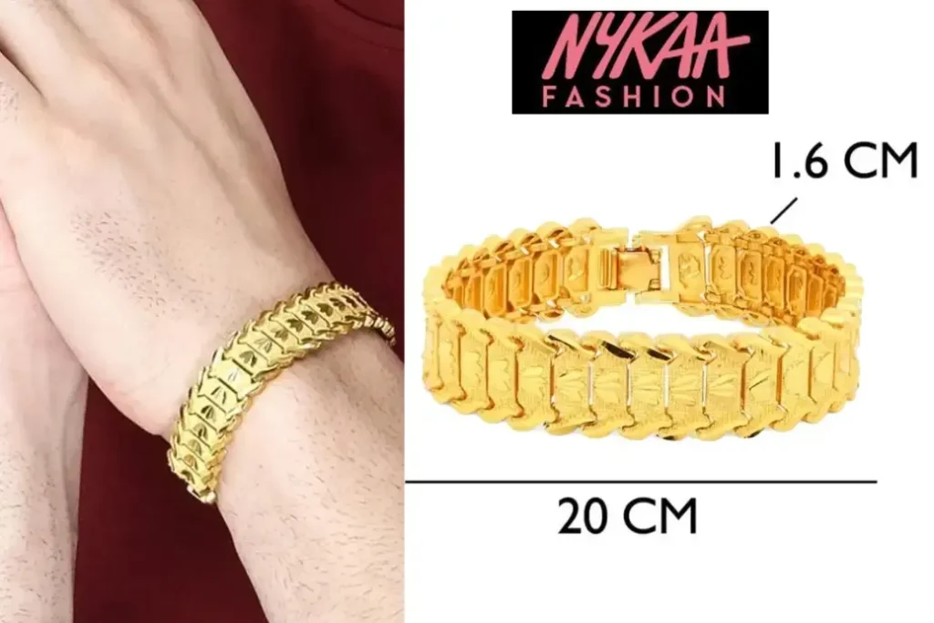 GOLD STAINLESS BRACELET FOR MEN